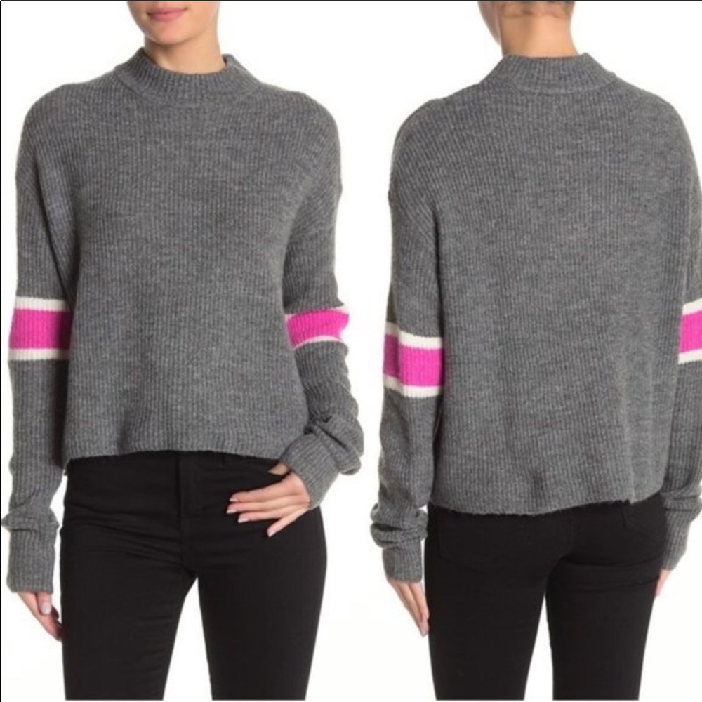 John + Jenn J + J Cropped Sweater- NWT - Picture 3 of 8